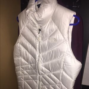 White North Face Vest